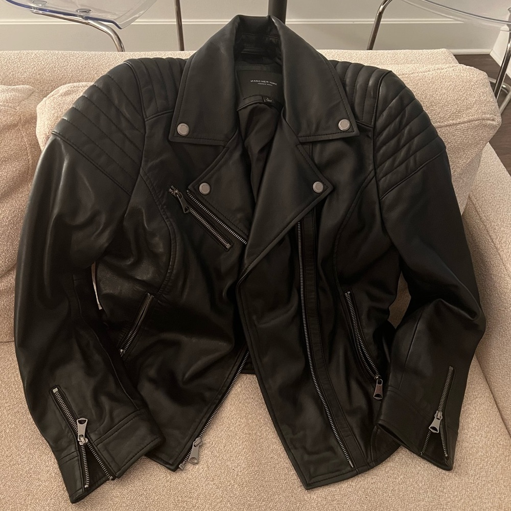 Genuine Leather Motorcycle Jacket